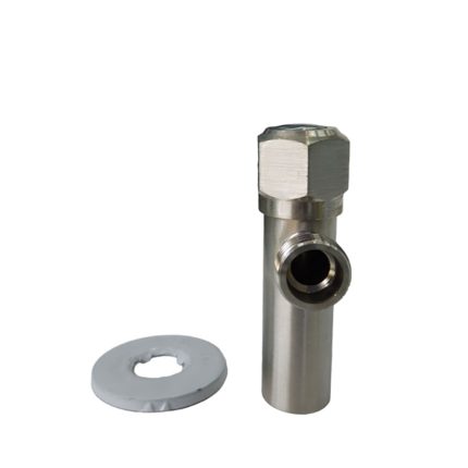 LLAVE DE ARRESTO EN ACERO INOXIDABLE DE 1/2"