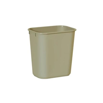 PAPELERA PEQUEÑA EN PLASTICO COLOR BEIGE